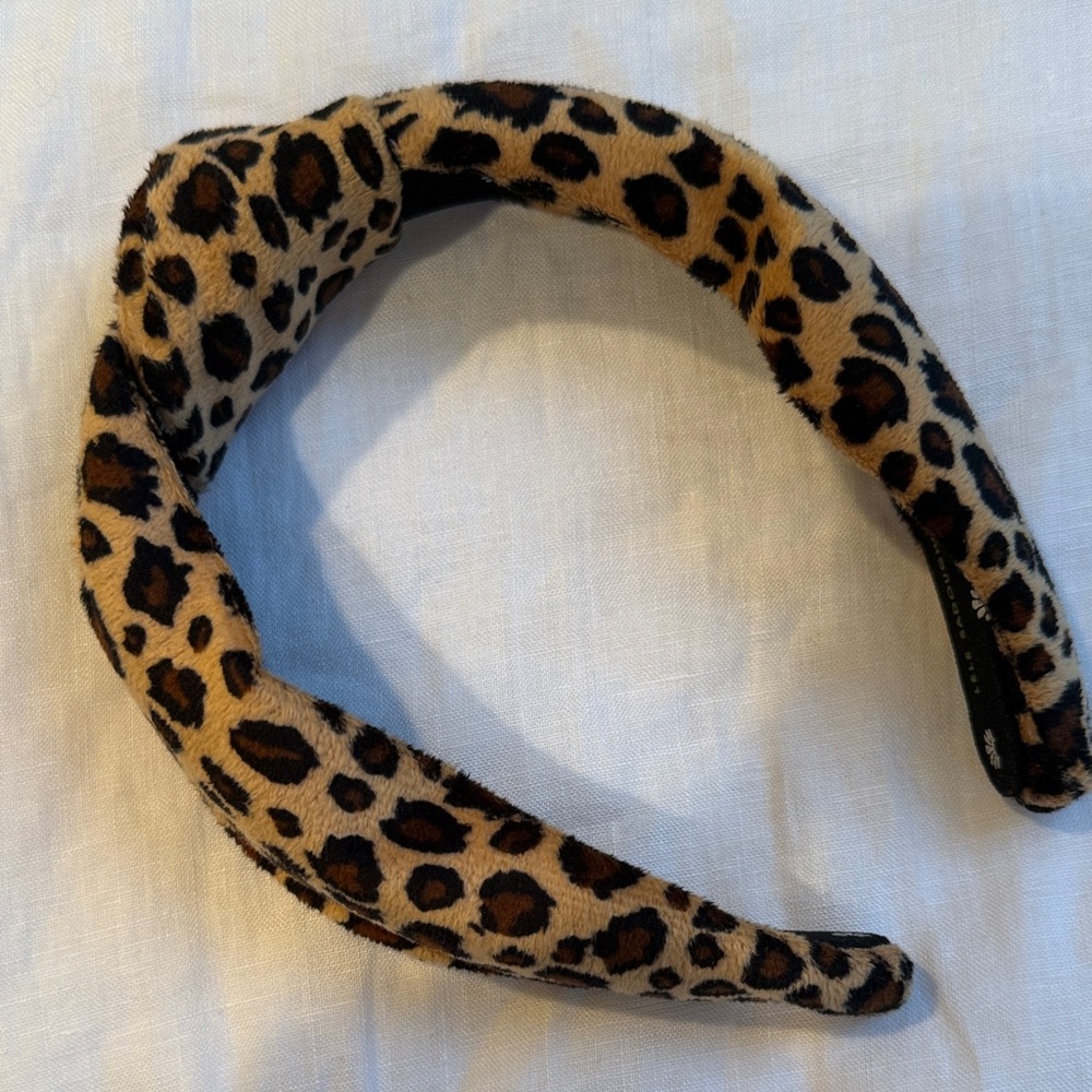 Velvet leopard Lele Sadoughi Headband